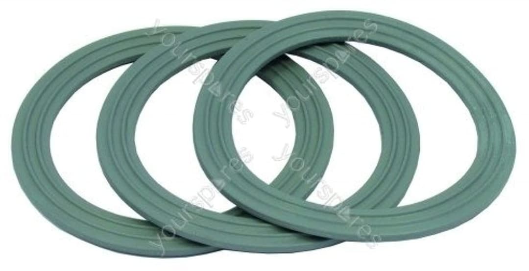 Kenwood Chef & Major Mixer Liquidiser A993 & A994 Food Blender Sealing Ring, Pack Of 3 - Turquoise - Image 3