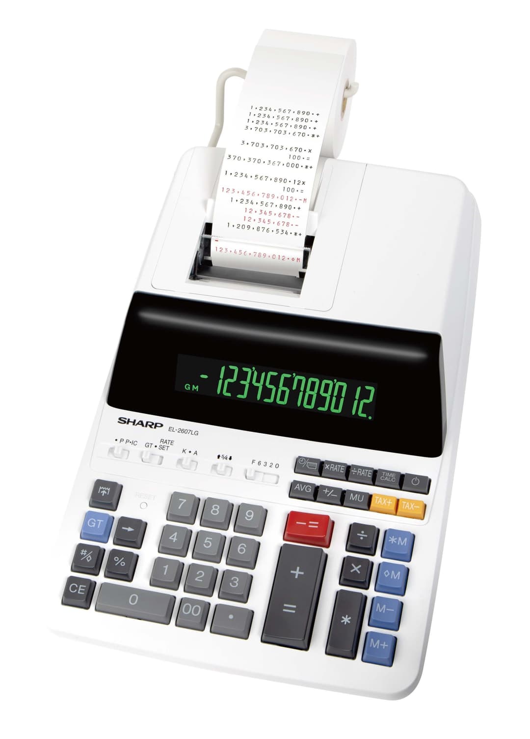 Sharp EL-2607LG calculator Desktop Printing Black, White - Image 1