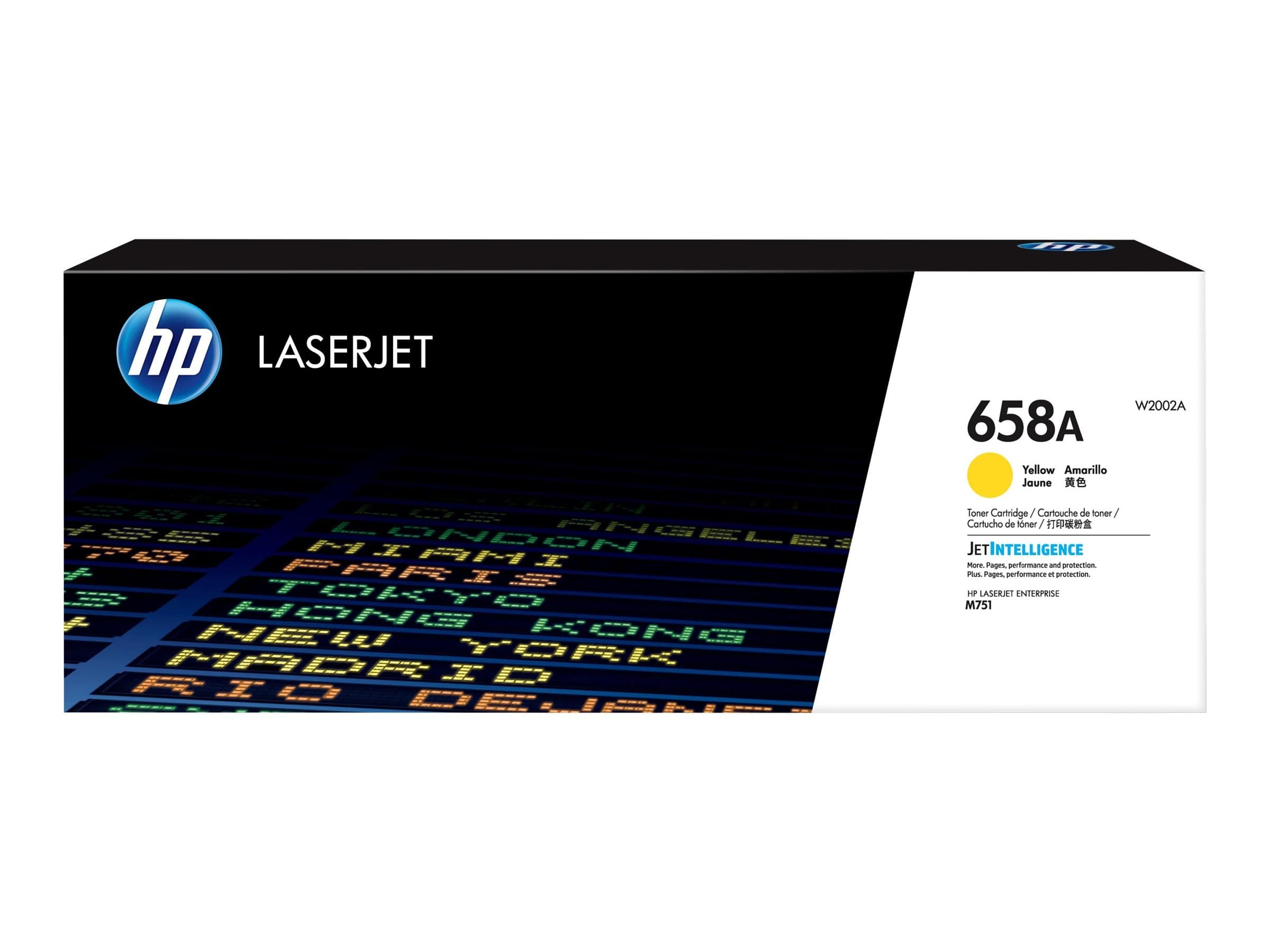 HP 658A - yellow - original - LaserJet - toner cartridge (W2002A)