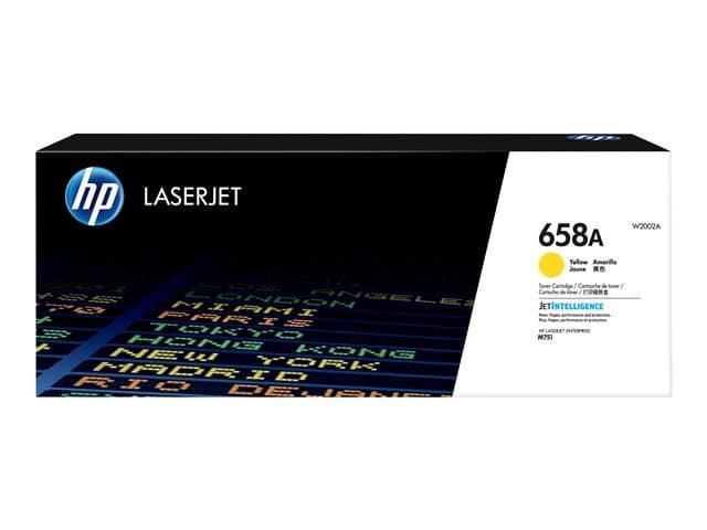 HP 658A Original LaserJet Toner Cartridge - Yellow (W2002A) - Image 6