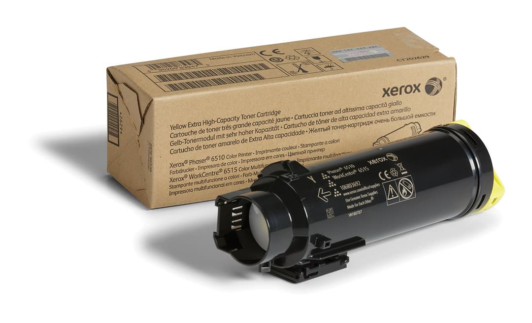 Xerox Phaser 6510 / WorkCentre 6515 Extra High Capacity Toner Cartridge (4,300 Pages) - Yellow (106R03692) - Image 1