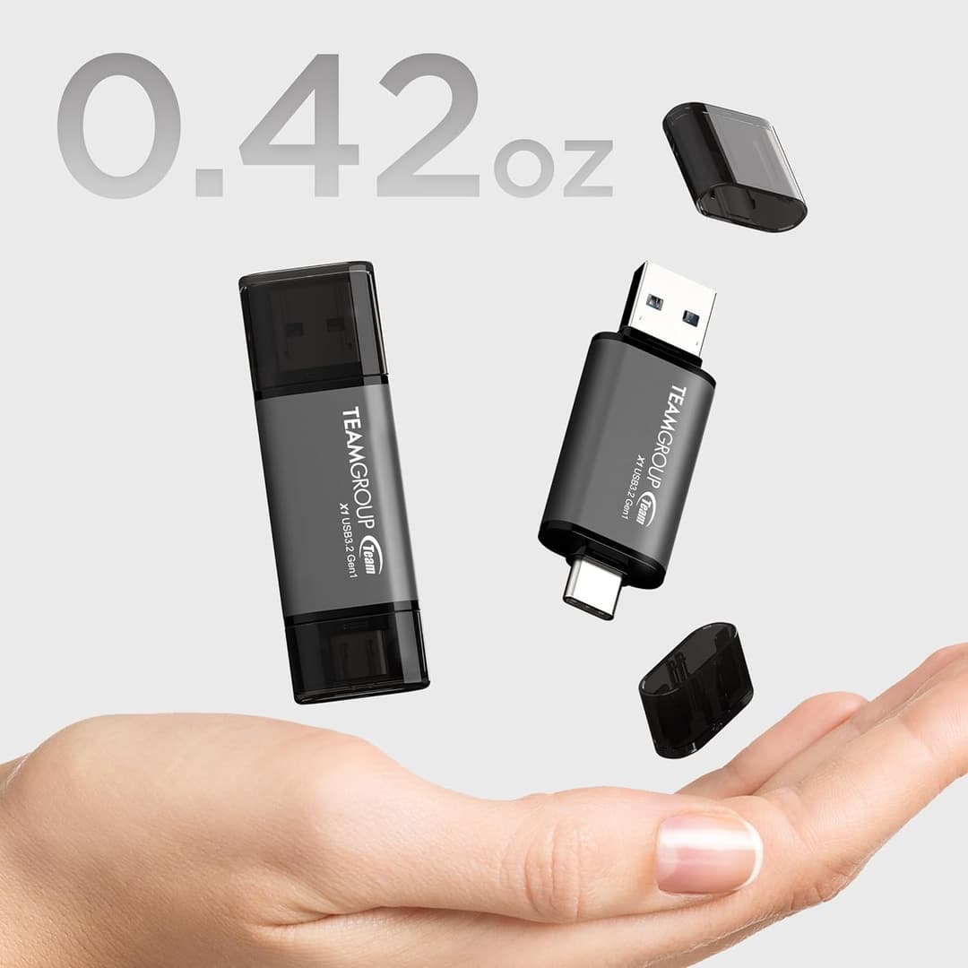 Team Group X1 USB 3.2 Gen1 Type-A/Type-C Dual Interface Flash Drive 256GB - Image 3