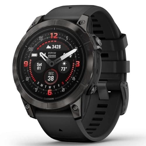 Garmin epix Pro (Gen 2) Sapphire Edition 47mm GPS Smartwatch Carbon Grey DLC Titanium with Black Band - Image 4