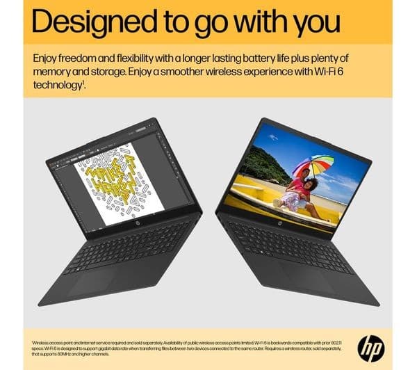 HP 15-fc0536sa AMD Ryzen 3 8GB 256GB Jet Black - Image 5