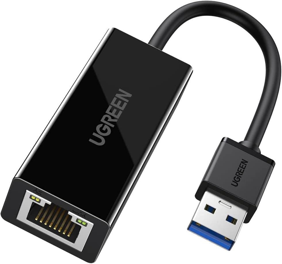UGREEN USB 3.0 to Gigabit Ethernet Adapter – 10/100/1000Mbps RJ45 LAN, USB-A to RJ45 LAN Adapter