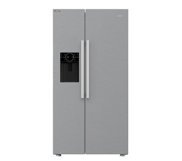 HOTPOINT HPG2 6573W XP4UK Dual No Frost American-Style Fridge Freezer - Silver - Image 1