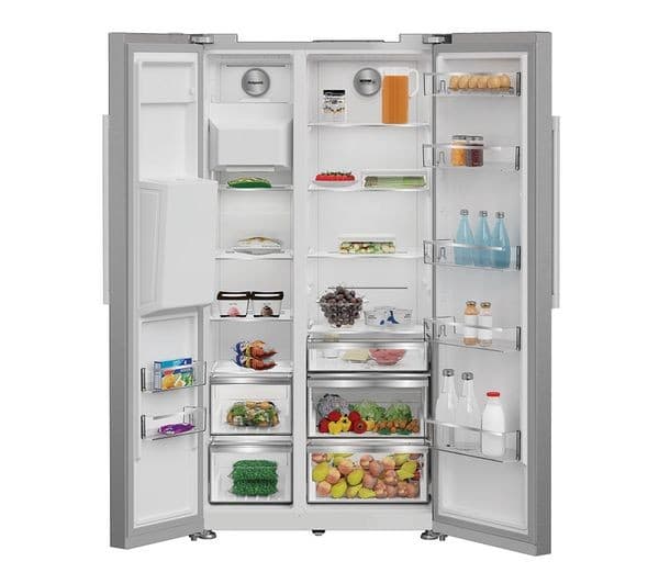 HOTPOINT HPG2 6573W XP4UK Dual No Frost American-Style Fridge Freezer - Silver - Image 3