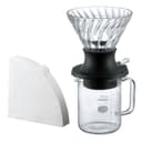 HARIO Start-Stop Dripper Set SSD-5012-B Hand Filter Coffee Maker - Black thumbnail 1