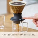 HARIO Start-Stop Dripper Set SSD-5012-B Hand Filter Coffee Maker - Black thumbnail 3