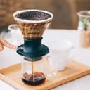 HARIO Start-Stop Dripper Set SSD-5012-B Hand Filter Coffee Maker - Black thumbnail 5