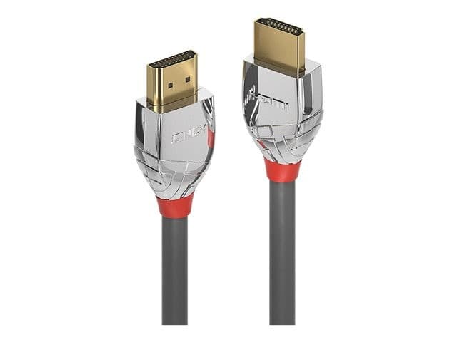Lindy Cromo Line High Speed HDMI 2.0 Cable with Ethernet 4K 60Hz 2m - Grey - Image 2
