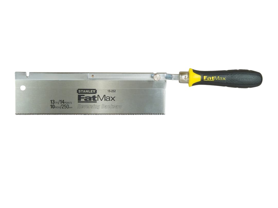 Stanley 015252 FatMax Reversible Flush Cut Saw - Black/Yellow - Image 1