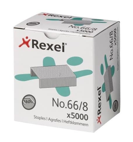 Rexel No. 66/8 Staples (5000) - Image 1