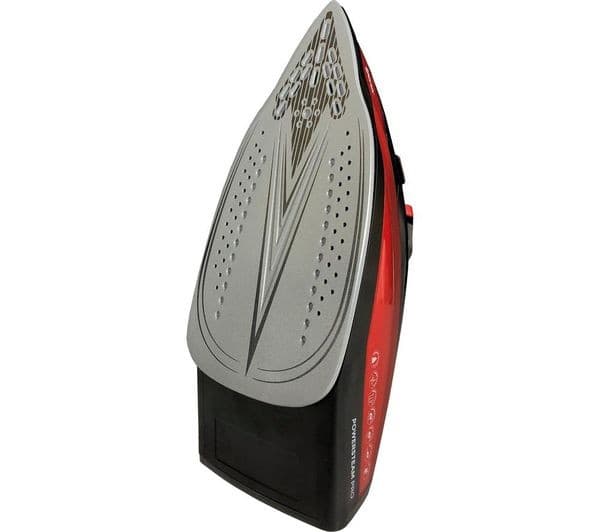 IGENIX PowerSteam Pro IG3126 Steam Iron - Red & Black - Image 5