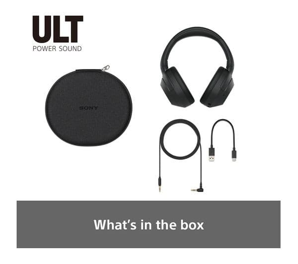 Sony ULT Wear (WH-ULT900N) Wireless Bluetooth Noise-Cancelling Over-Ear Headphones - Black - Image 10