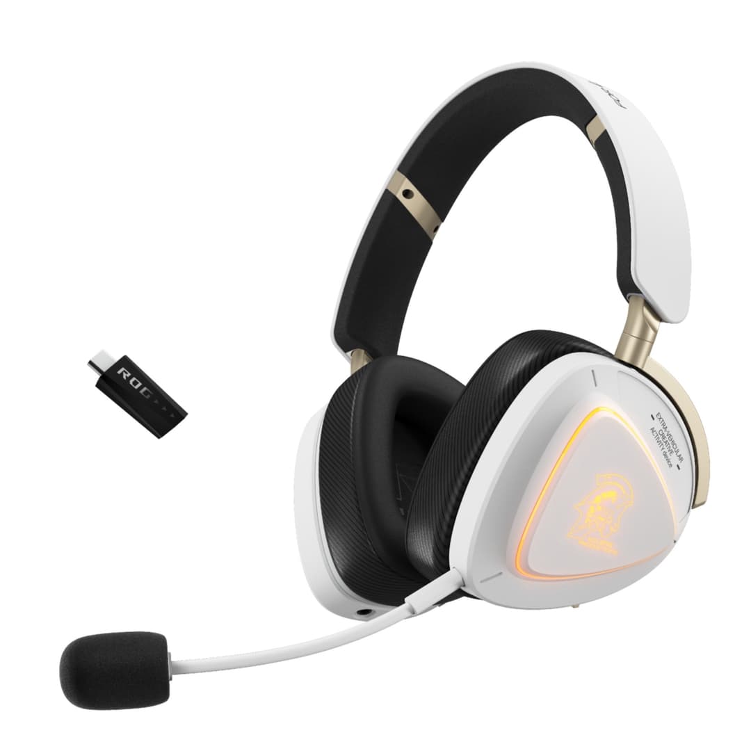 ASUS ROG Delta II KJP Kojima Productions Edition Wireless Gaming Headset - White - Image 1
