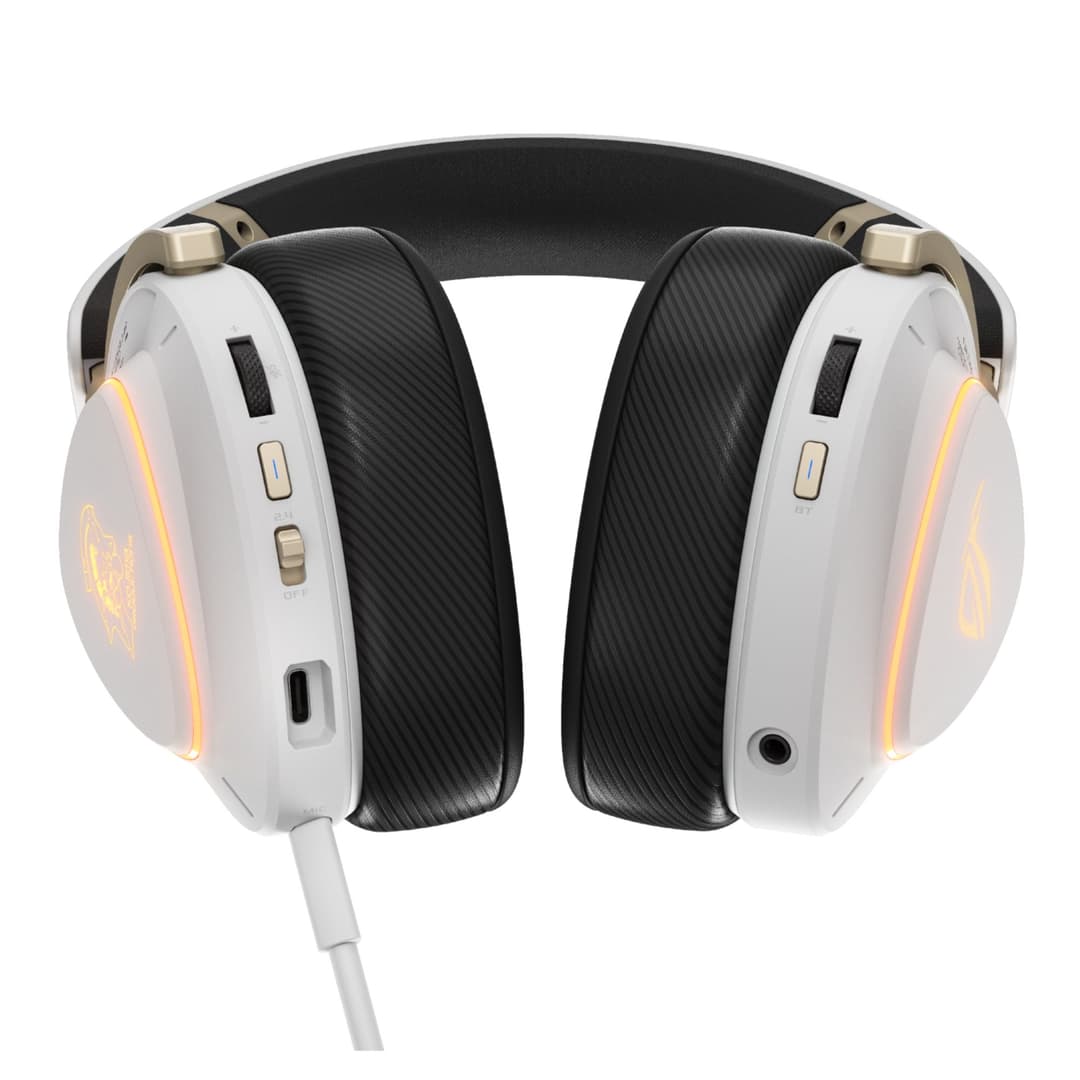 ASUS ROG Delta II KJP Kojima Productions Edition Wireless Gaming Headset - White - Image 4