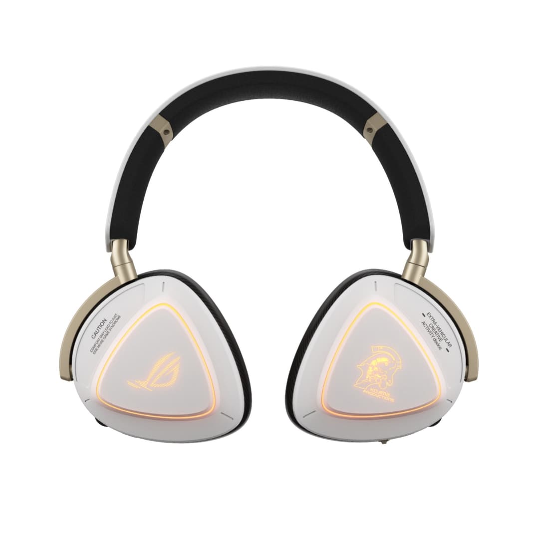 ASUS ROG Delta II KJP Kojima Productions Edition Wireless Gaming Headset - White - Image 5