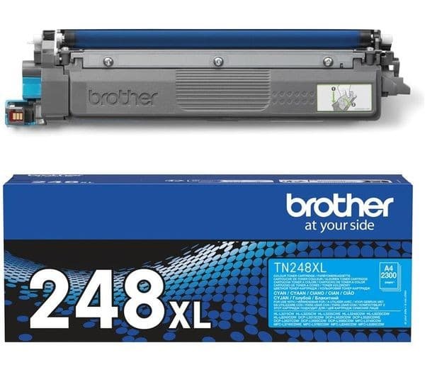 BROTHER TN248XLC Cyan Toner Cartridge - Image 2