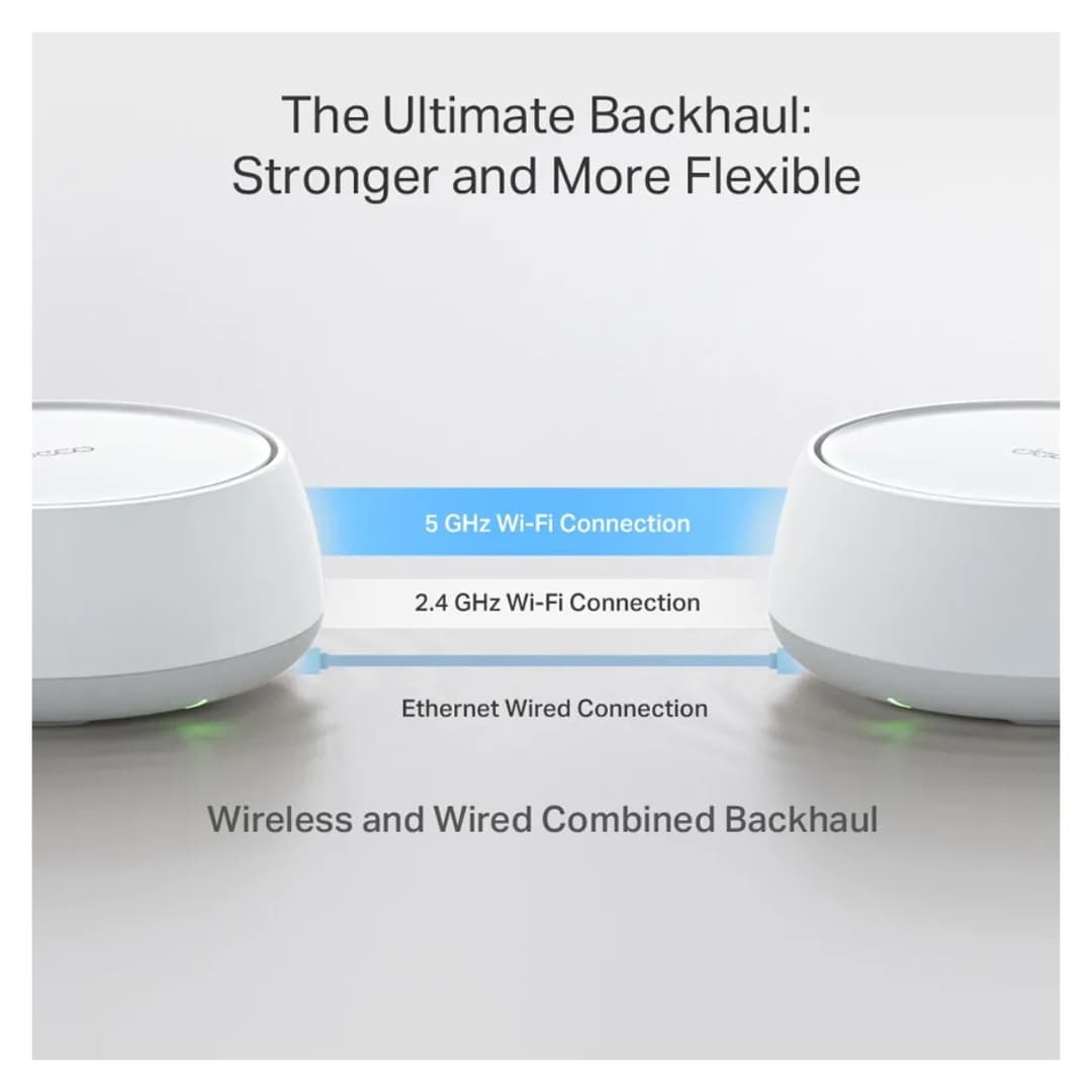 TP-Link BE3600 Whole Home Mesh Wi-Fi 7 System (3-Pack) - Image 6