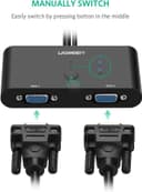 UGREEN 2-in-1 VGA Switch Box, 2-Port VGA Selector/Splitter, USB Powered, up to 1920x1440@60Hz, MM126 thumbnail 7