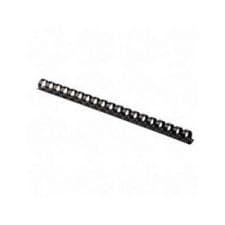 Fellowes Apex 6201101 Black Plastic Comb 12mm 100pk - Image 1