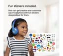 Belkin SoundForm Mini Wireless On-Ear Kids Headphones - Blue thumbnail 6