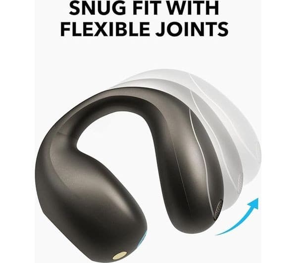 Soundcore C40i Open-Ear Clip-On Wireless Earbuds - Dark Grey - Image 3