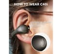 Soundcore C40i Open-Ear Clip-On Wireless Earbuds - Dark Grey thumbnail 8