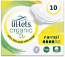 Lil-Lets Organic Cotton Normal Pads, Light to Medium Flow, 24 Pack of 10 Pads thumbnail 1