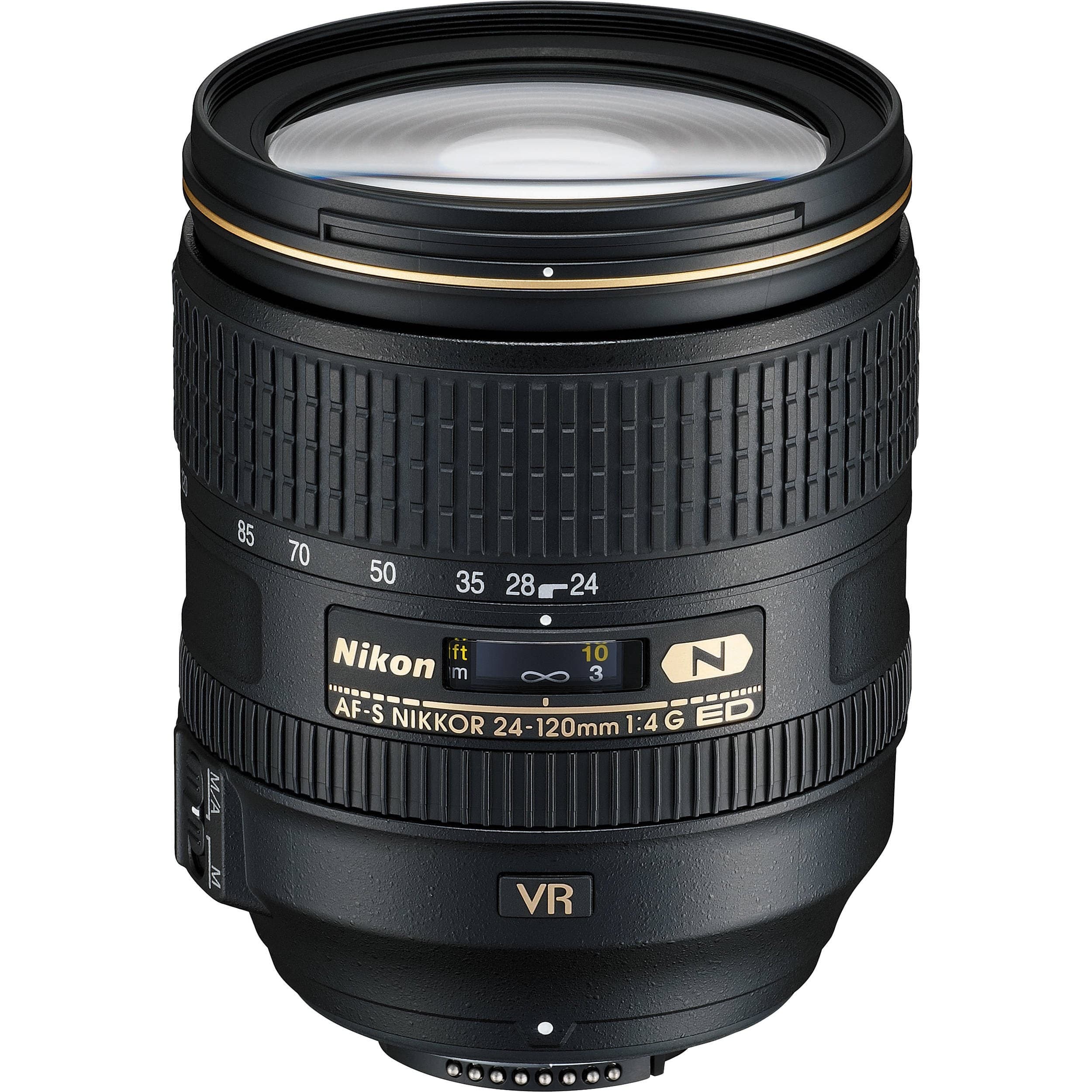 Nikon AF-S NIKKOR 24-120mm f/4G ED VR Zoom Lens - Black