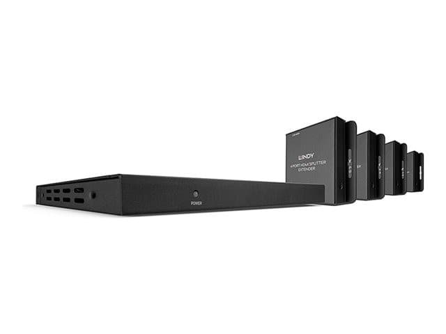 LINDY Cat.6 4 Port HDMI & IR Splitter Extender with Loop Out