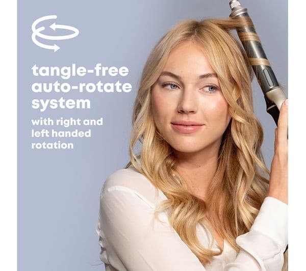 REVAMP Auto Revolve Soft Curl Ceramic Rotating Curling Tong - Black - Image 9