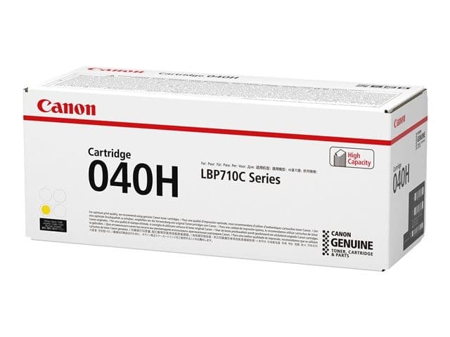 Canon 040 H - high capacity - yellow - original - toner cartridge - Image 1