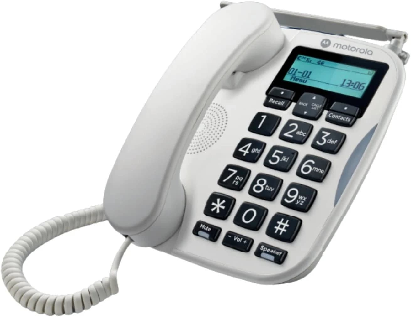 Motorola FW500 Desktop Phone with SIM and Landline, 4G LTE Emergency Back Up