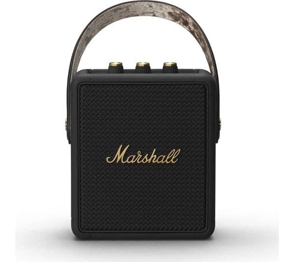 MARSHALL Stockwell II Portable Bluetooth Speaker - Black & Brass - Image 3