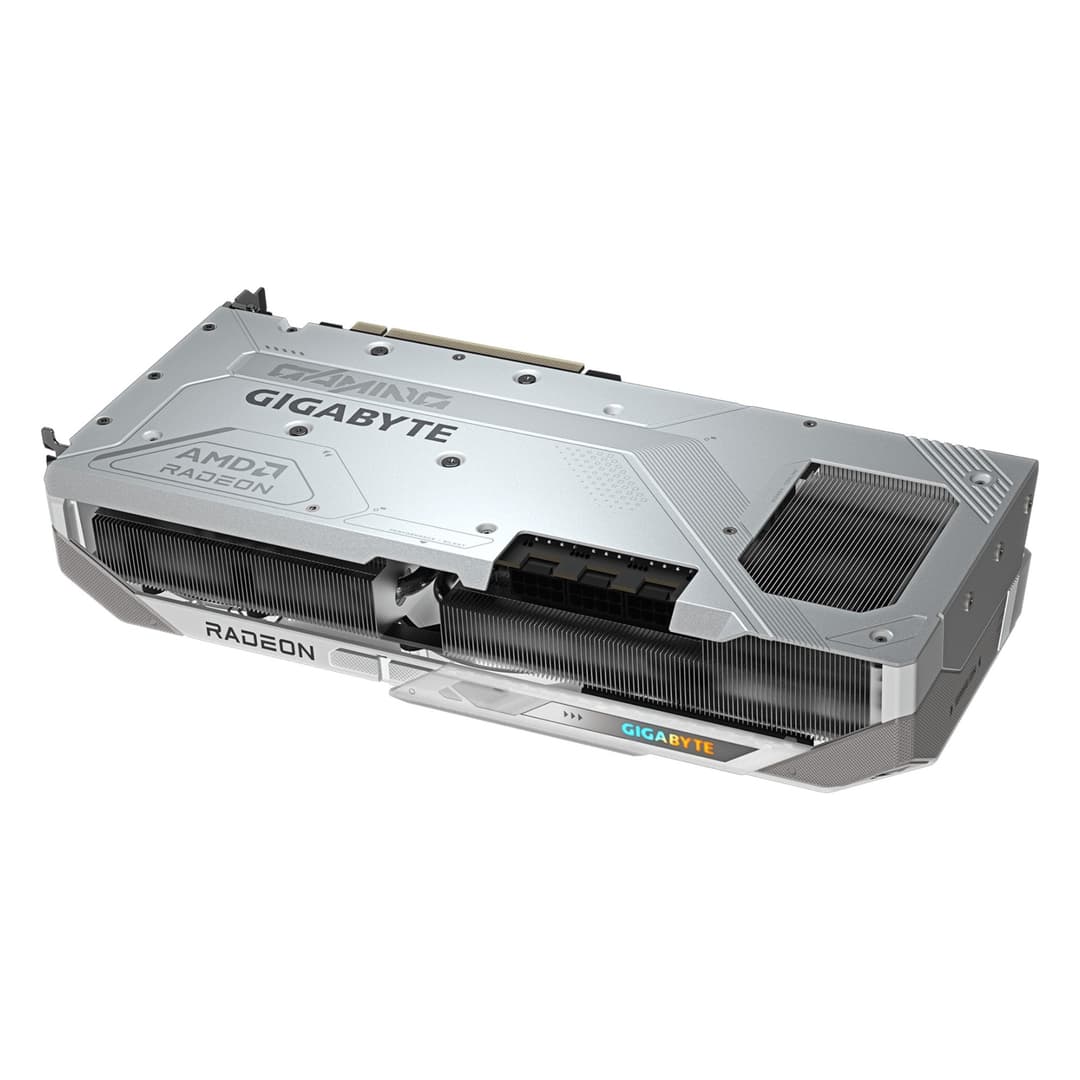 GIGABYTE Radeon RX 9070 XT GAMING OC ICE 16GB GDDR6 PCIe 5.0 Graphics Card - White - Image 6