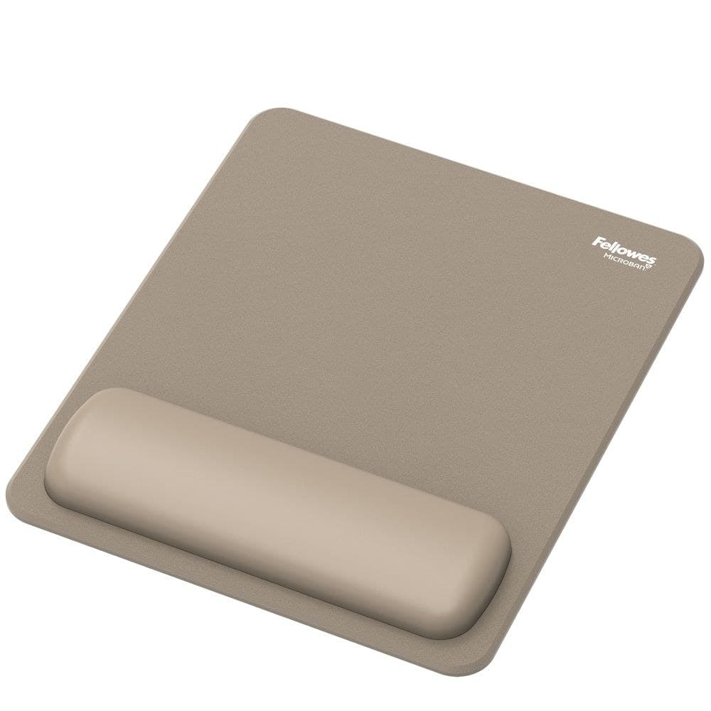 Fellowes Breyta Standard Mouse Mat Wrist Support - Sand - Image 1
