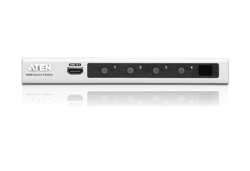 ATEN 4-Port 4K HDMI Audio/Video Switch with IR Remote Control - Image 3