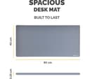 Fellowes Breyta Desk Mat 800 x 400mm - Marine thumbnail 6