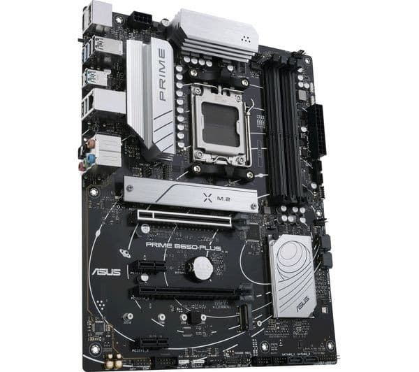 ASUS PRIME B650-PLUS AMD B650 Socket AM5 DDR5 ATX Motherboard - No Wi-Fi - Image 1