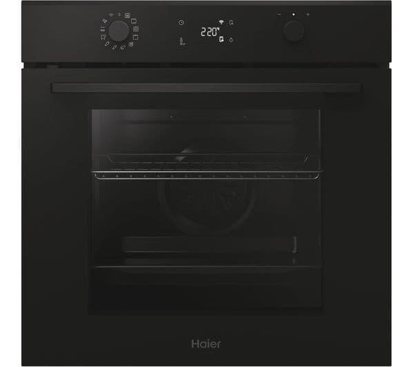 HAIER ID Series 2 H6 ID23B3YTB Electric Pyrolytic Smart Oven - Black - Image 1