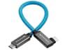 kondor blue usb c to usb c braided cable fast charging 100w fast data transfer 10gbps 6k ssd video recording for bmpcc 4k/6k z cam + more.