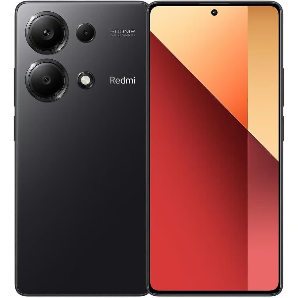 Xiaomi Redmi Note 13 Pro 4G Dual SIM 128GB Smartphone Black