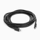 Owl Labs USB C Male to USB C Male Cable for Meeting Owl 3 (16 Feet / 4.87M) USB cable Black thumbnail 1