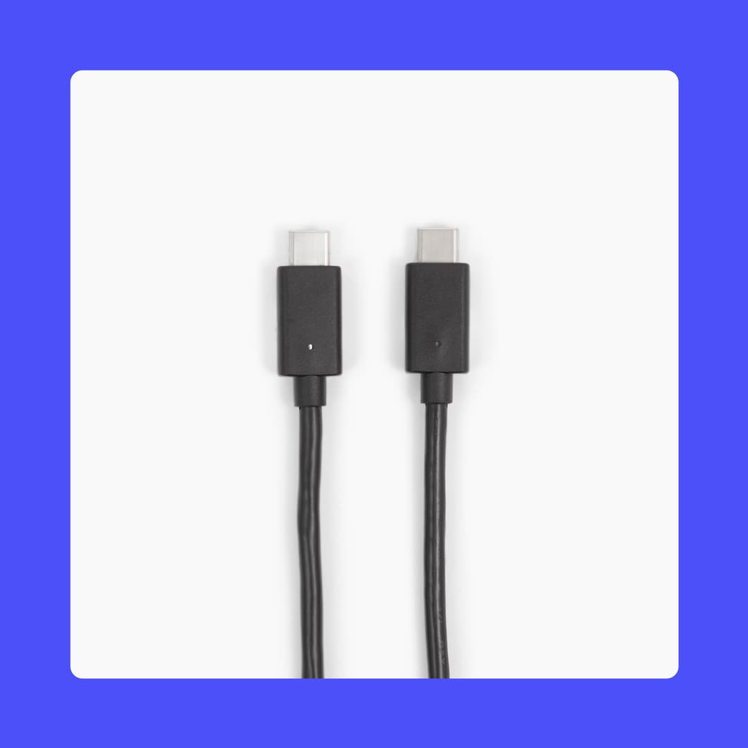 Owl Labs USB C Male to USB C Male Cable for Meeting Owl 3 (16 Feet / 4.87M) USB cable Black - Image 2