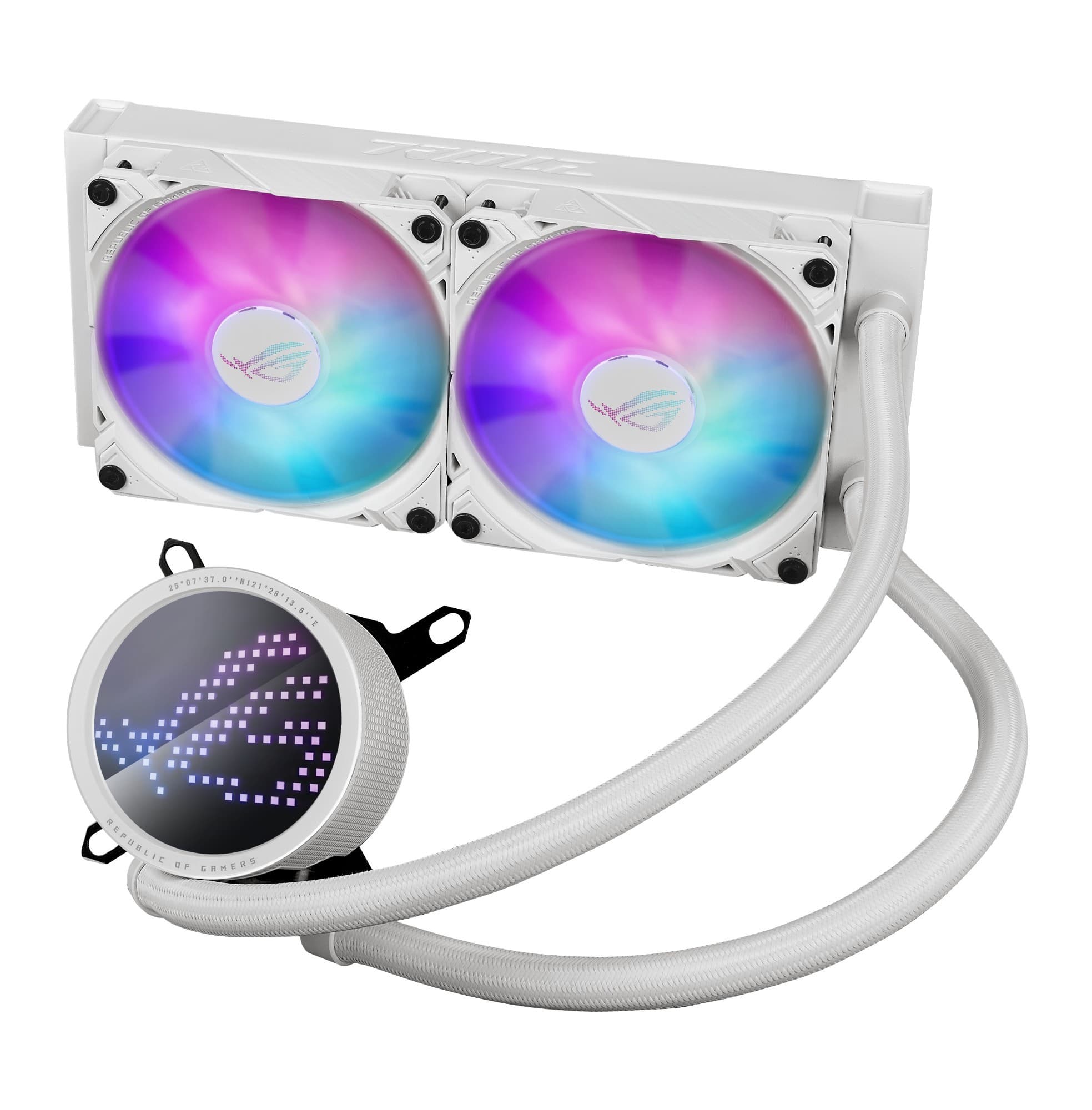 ASUS ROG Ryuo III 240 ARGB AIO Liquid CPU Cooler - White