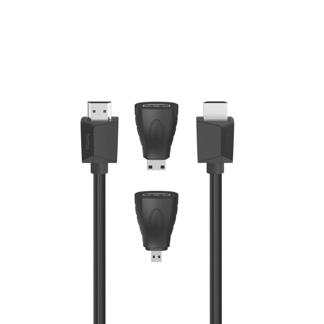 Hama 00200705 HDMI cable 1.5 m HDMI Type A (Standard) Black - Image 1
