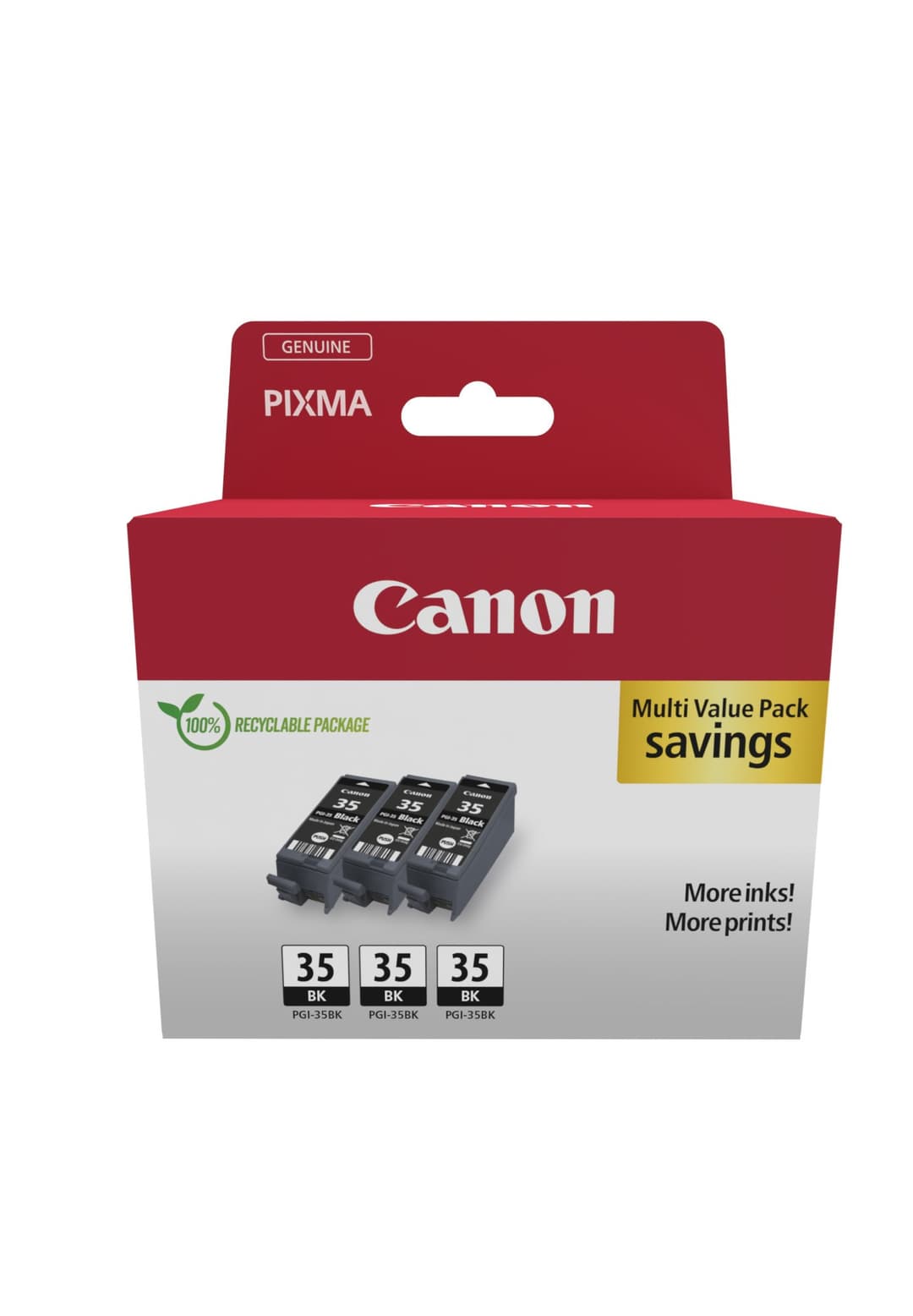 Canon 1509B028 ink cartridge 3 pc(s) Original Black - Image 1