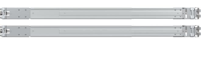 Synology RKS-02 Sliding Rack Rail Kit for Rackmount Servers (610-890mm Rack Depth)